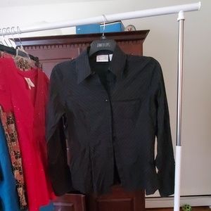 Black button  down shirt